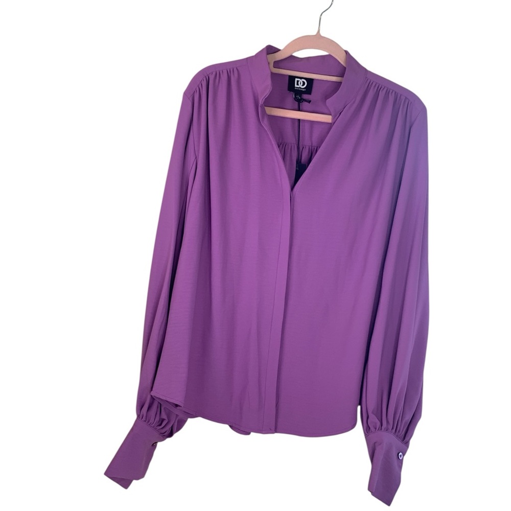Dee ocleppo Chic Purple Women's Blouse size:XS